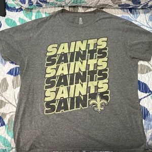 New Orleans Saints Tee Shirt Size XL